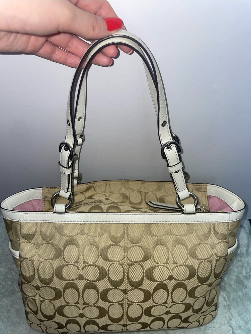 Coach ‘Gallery’ E/W Pleated Shoulder Tote - Picture 2 of 14